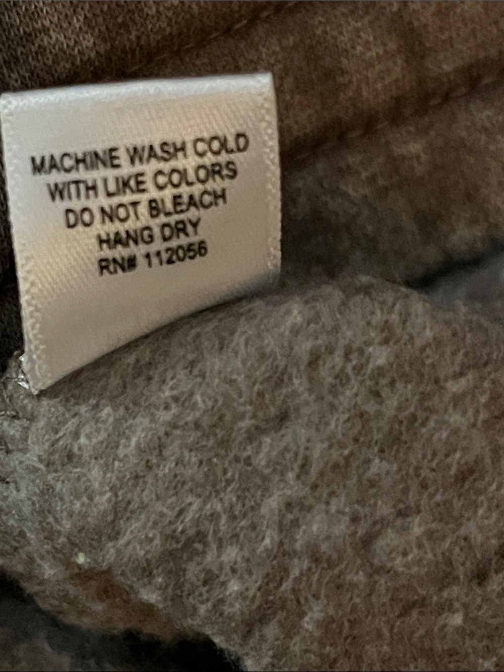 Zenana Acid Washed Brown Snap Mock-Neck Pullover Sweatshirt w/Flap Chest Pockets - Picture 12 of 12